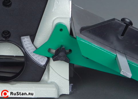 Надежный рабочий стол с углом наклона от 0° до 45°. Легкочитаемая шкала угла наклона стола фото №7 Holzstar BTS 150 фото №7